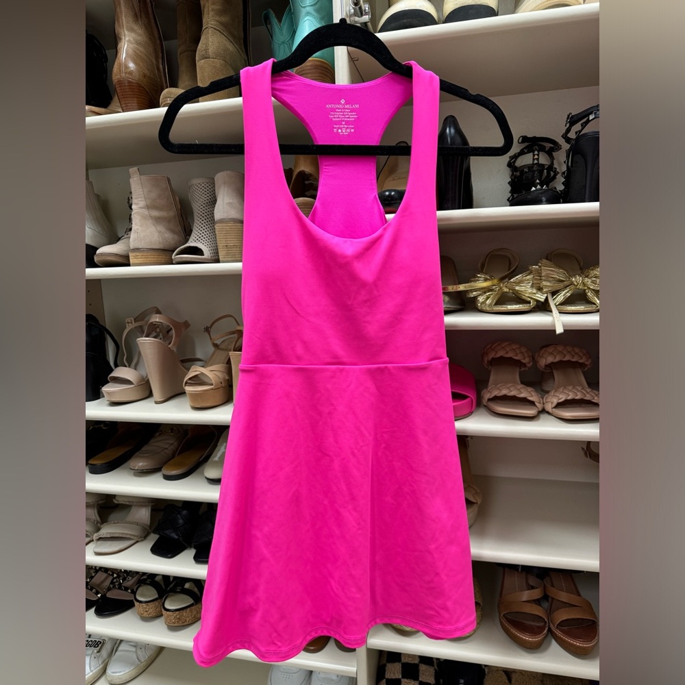Antonio Melani Active Tennis Courtside Built-In Short Mini Dress (M)